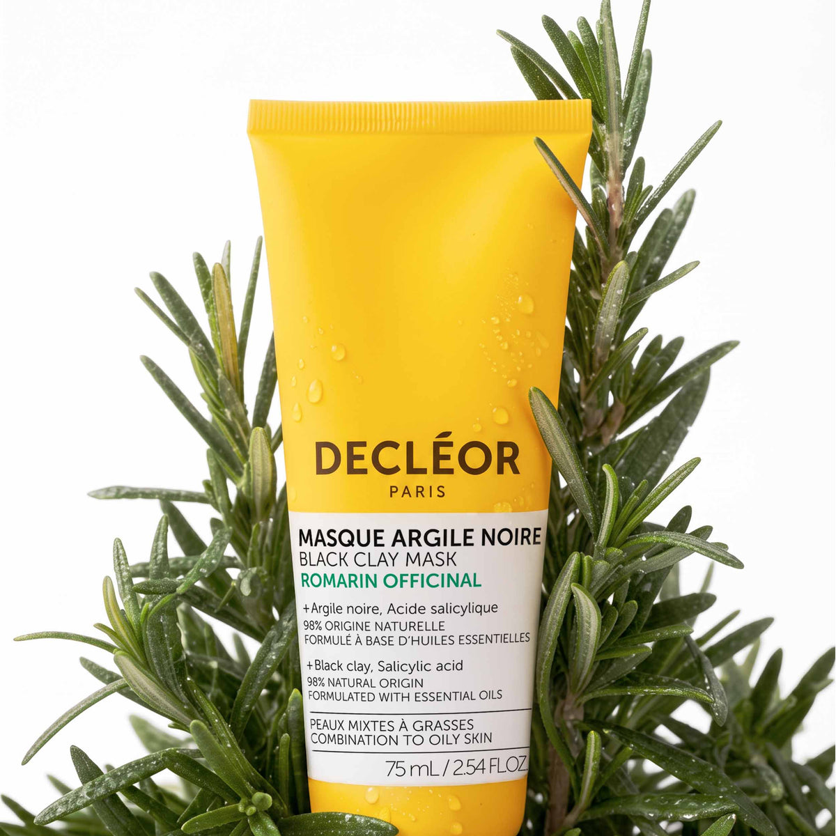 MASCHERA ARGILLA NERA ROSMARINO OFFICINALE
